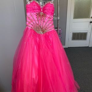 Pink pageant dress